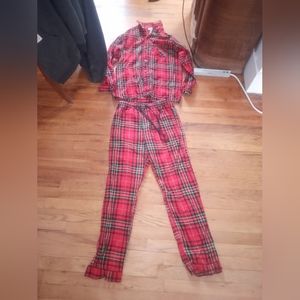 Like New Men's Wondershop Button Up Christmas Holiday Pajama Set Sz S